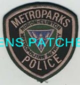 MICHIGAN,METROPARKS POLICE HAT PATCH 1